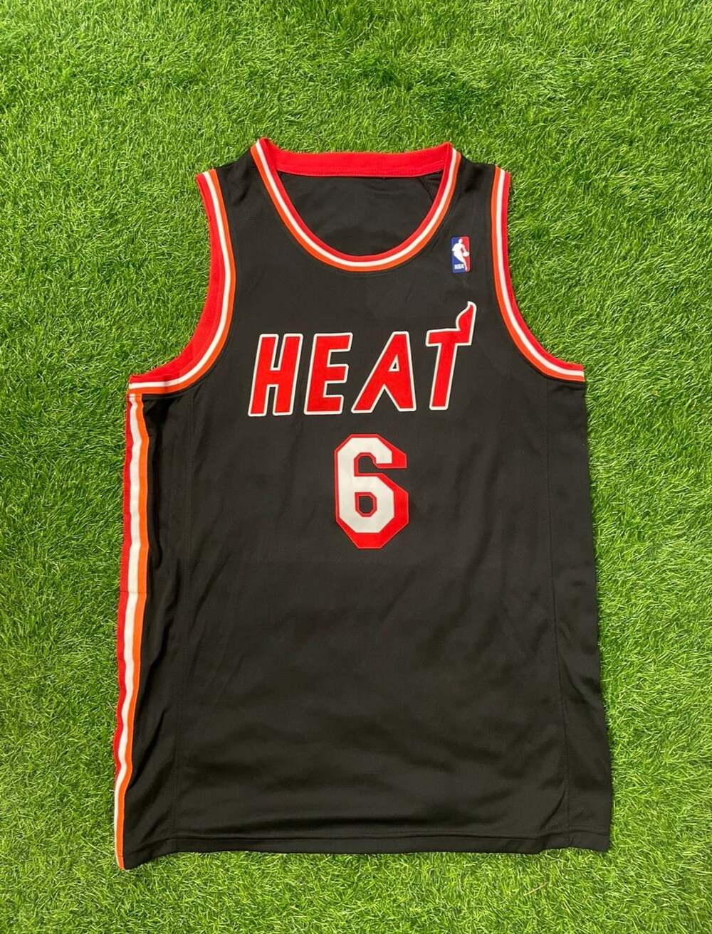 NBA Miami Heat LeBron James 6 Jersey Black
